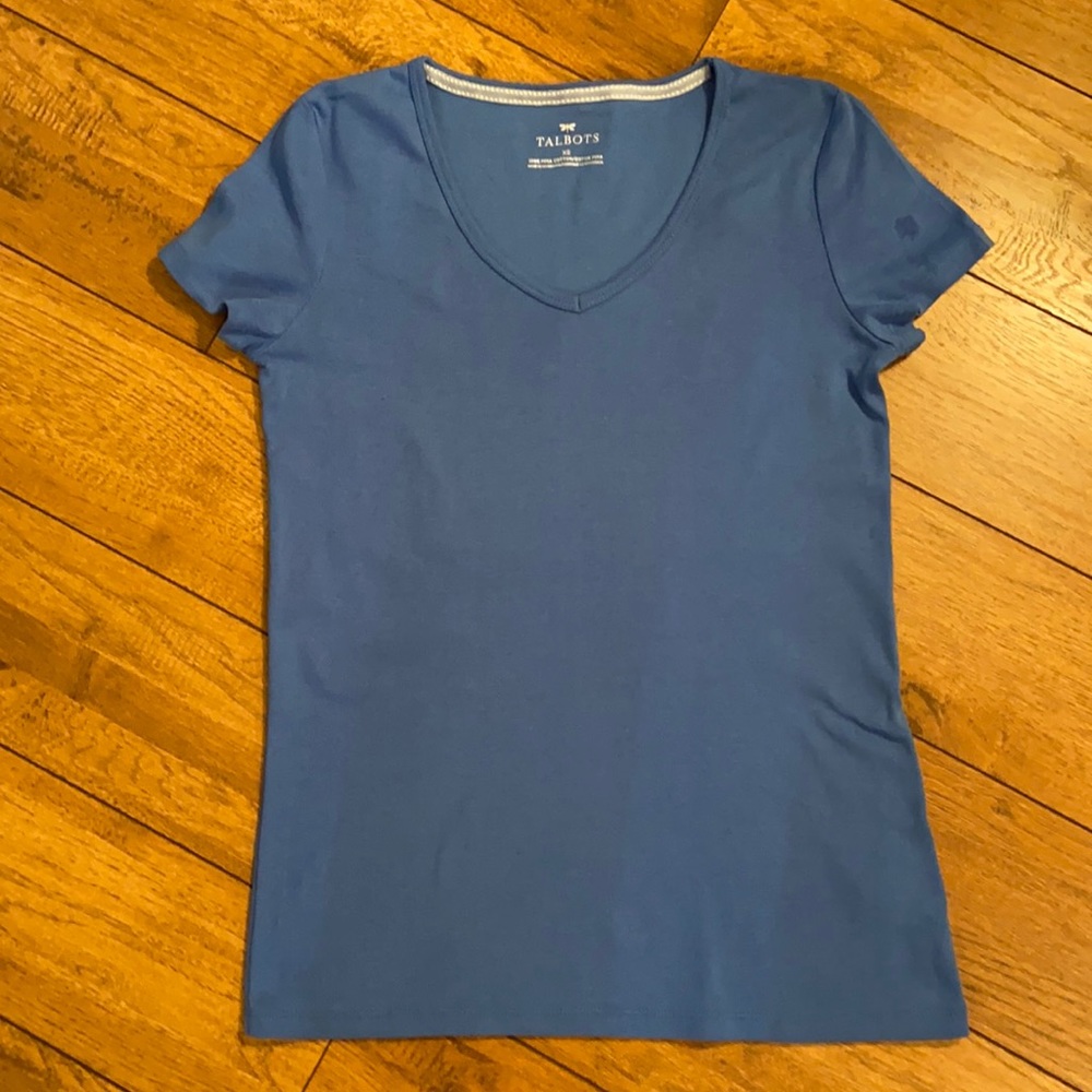 Talbots Blue Tee Shirt T-Shirt